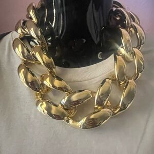 Chunky Gold Statement Necklace